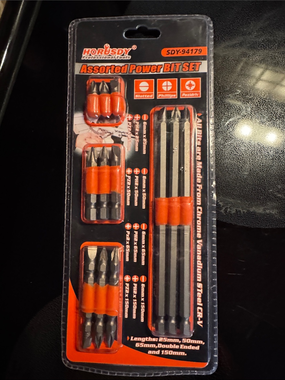 Horusdy 12 PC Assorted Power Bit Set